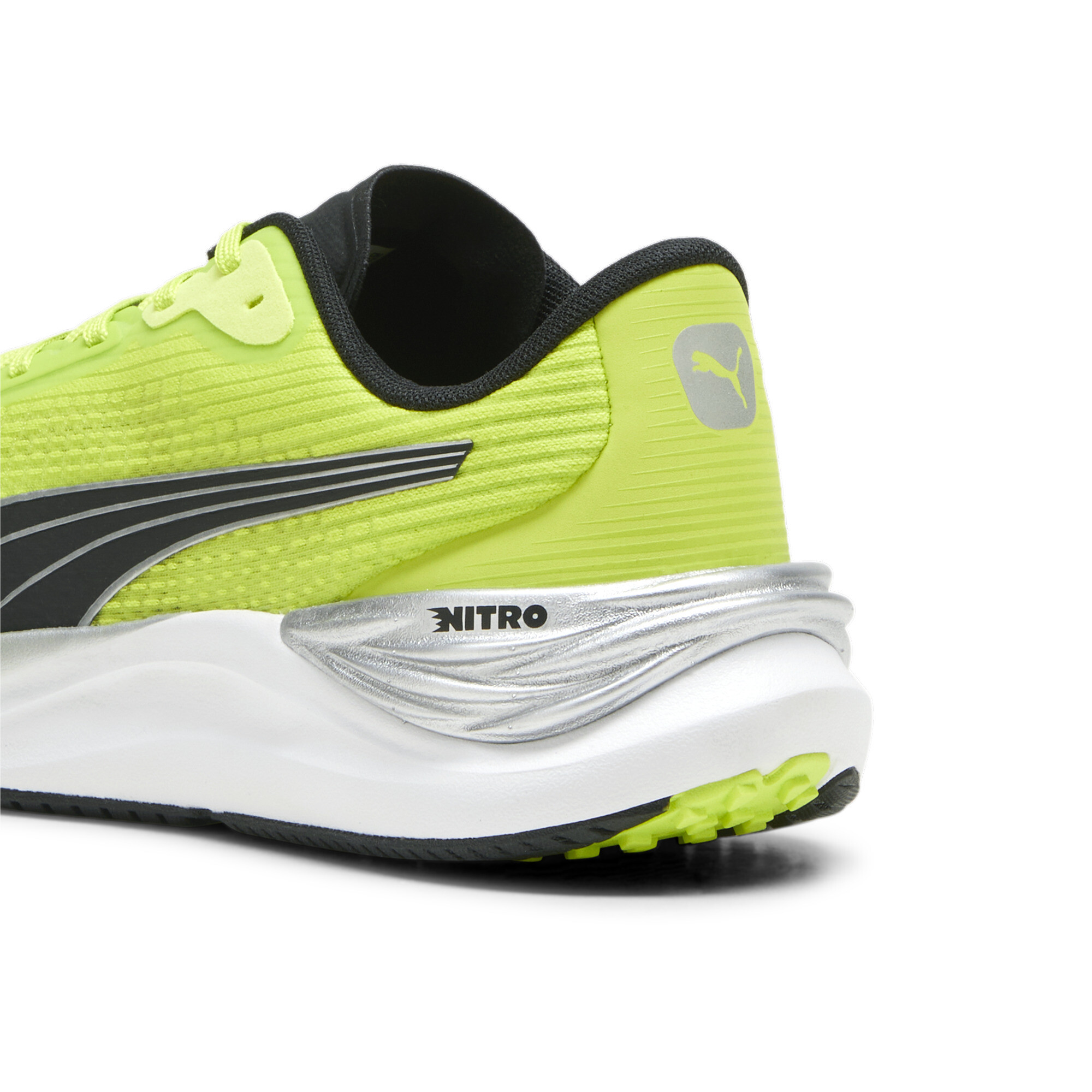 Men's Puma Electrify NITRO™ 3's Running Shoes, Green, Size 40.5, Shoes