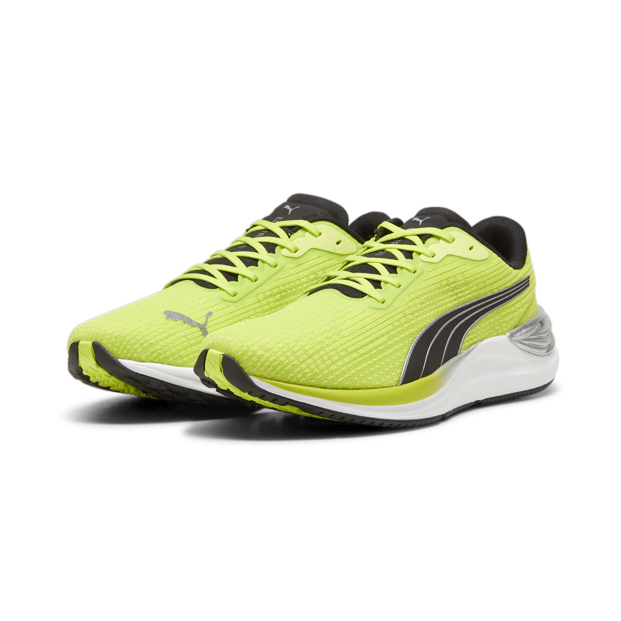 Men's Puma Electrify NITRO™ 3's Running Shoes, Green, Size 40.5, Shoes