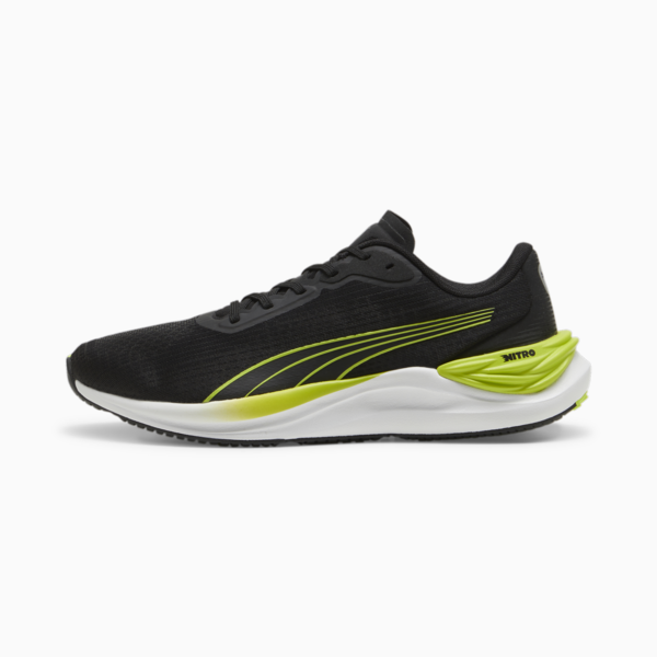 Electrify NITRO™ 3 Men's Running Shoes, PUMA Black-Lime Pow, large-ZAF