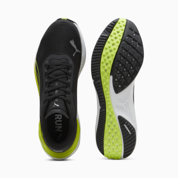 Electrify NITRO™ 3 Men's Running Shoes, PUMA Black-Lime Pow, large-ZAF