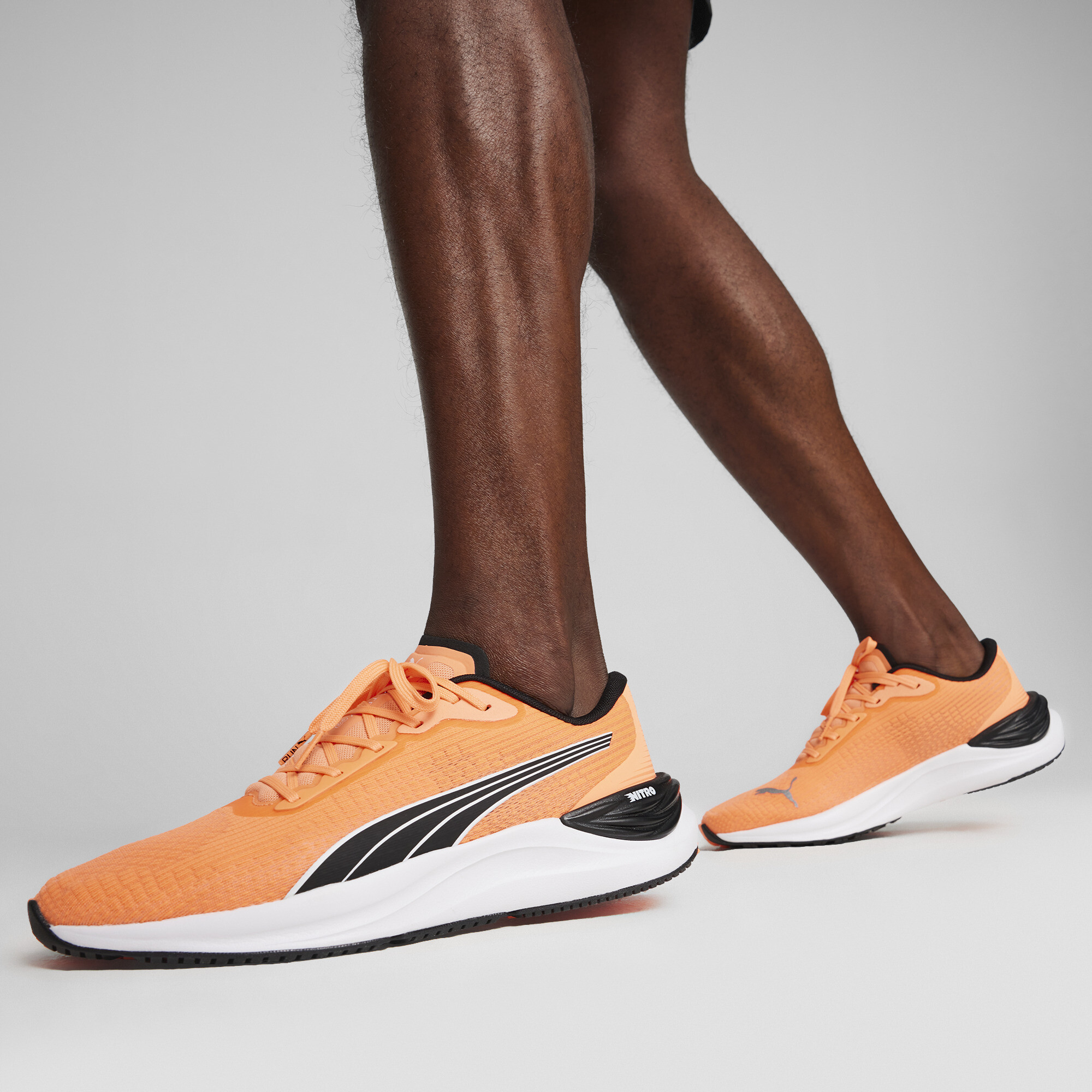 Men's Puma Electrify NITRO™ 3's Running Shoes, Orange, Size 45, Shoes