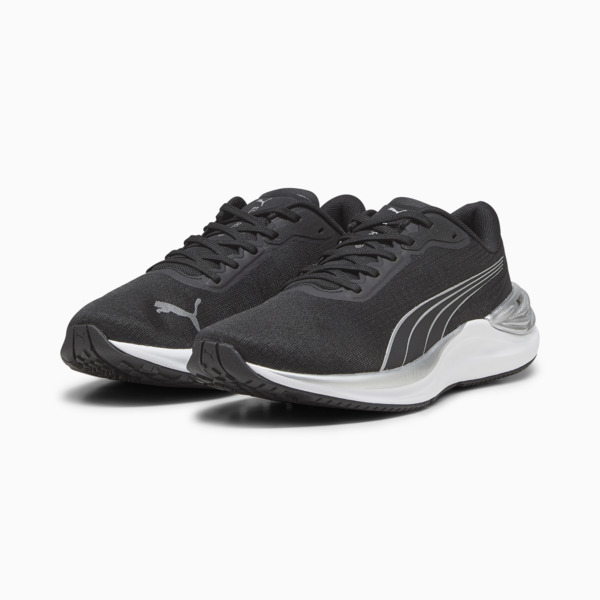 Tenis para correr Electrify NITRO 3 para mujer, PUMA Black-PUMA Silver, large-MEX