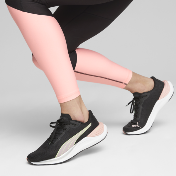 Electrify NITRO™ 3 Women's Running Shoes, PUMA Black-Peach Smoothie-Speed Green, large-ZAF