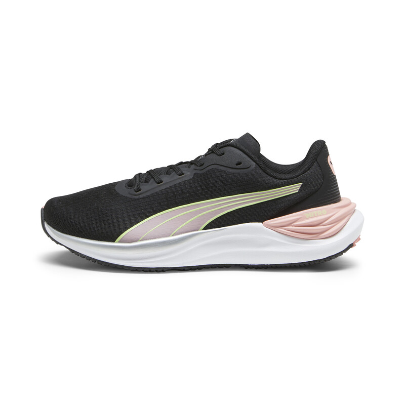 Women s PUMA Electrify NITRO 3 Running Lightweight Shoes in Black Gray Green size 4