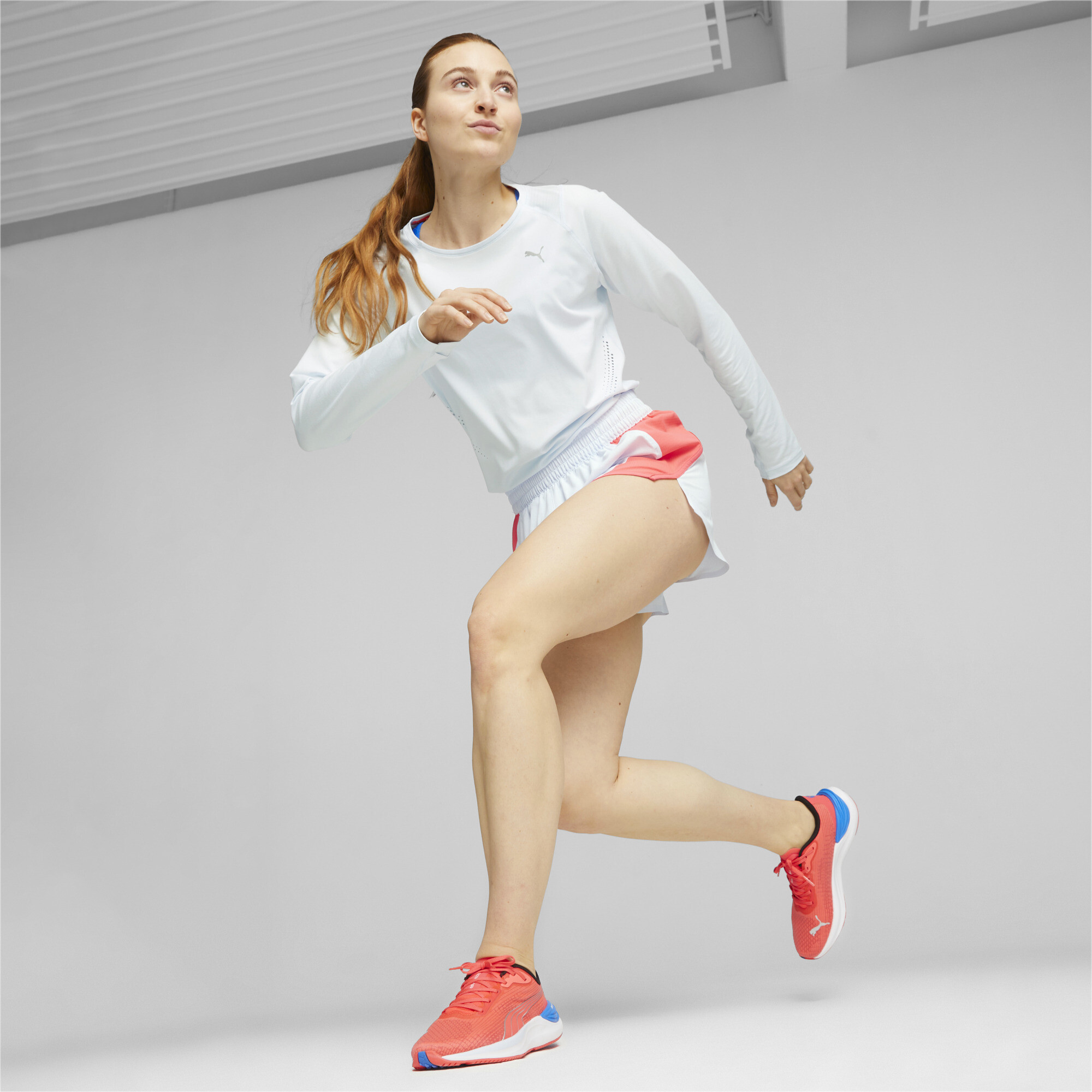 Women's PUMA Electrify NITROâ¢ 3 Running Shoes In Red, Size EU 37