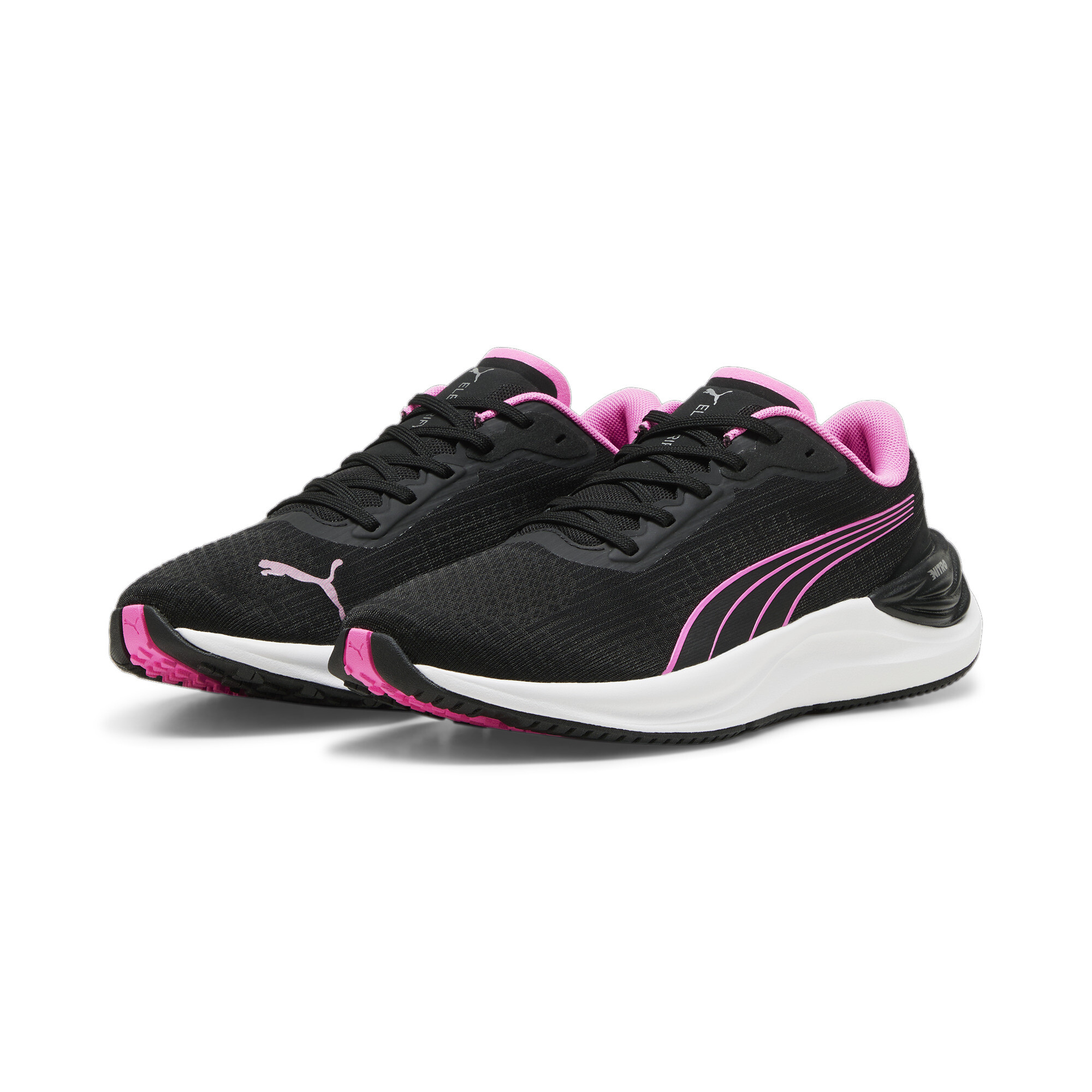 Puma Electrify NITRO™ 3 Laufschuhe Damen | Black/Poison Pink | Größe: 37.5