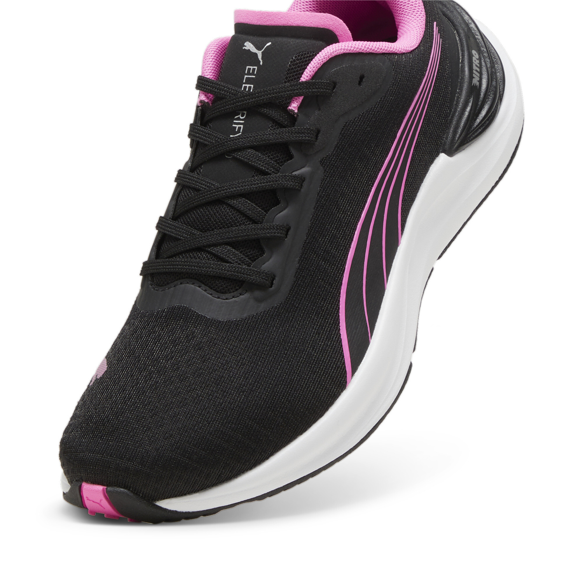 Women's Puma Electrify NITRO™ 3's Running Shoes, Black, Size 38.5, Sports