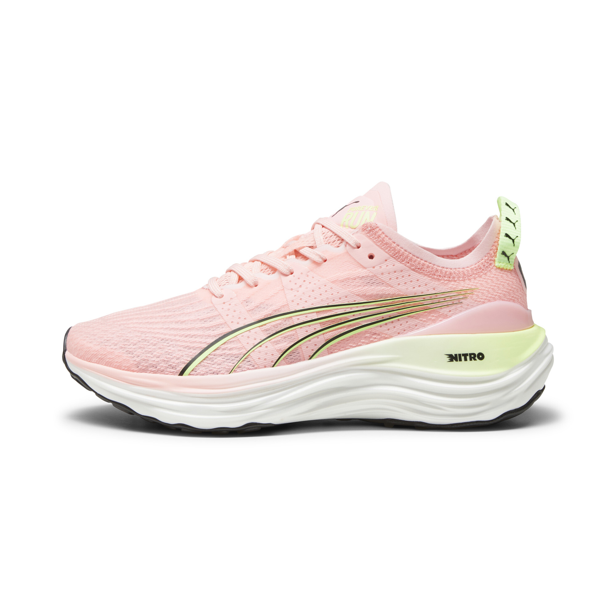 Women's PUMA ForeverRun NITRO Running Shoes In Pink, Size EU 36