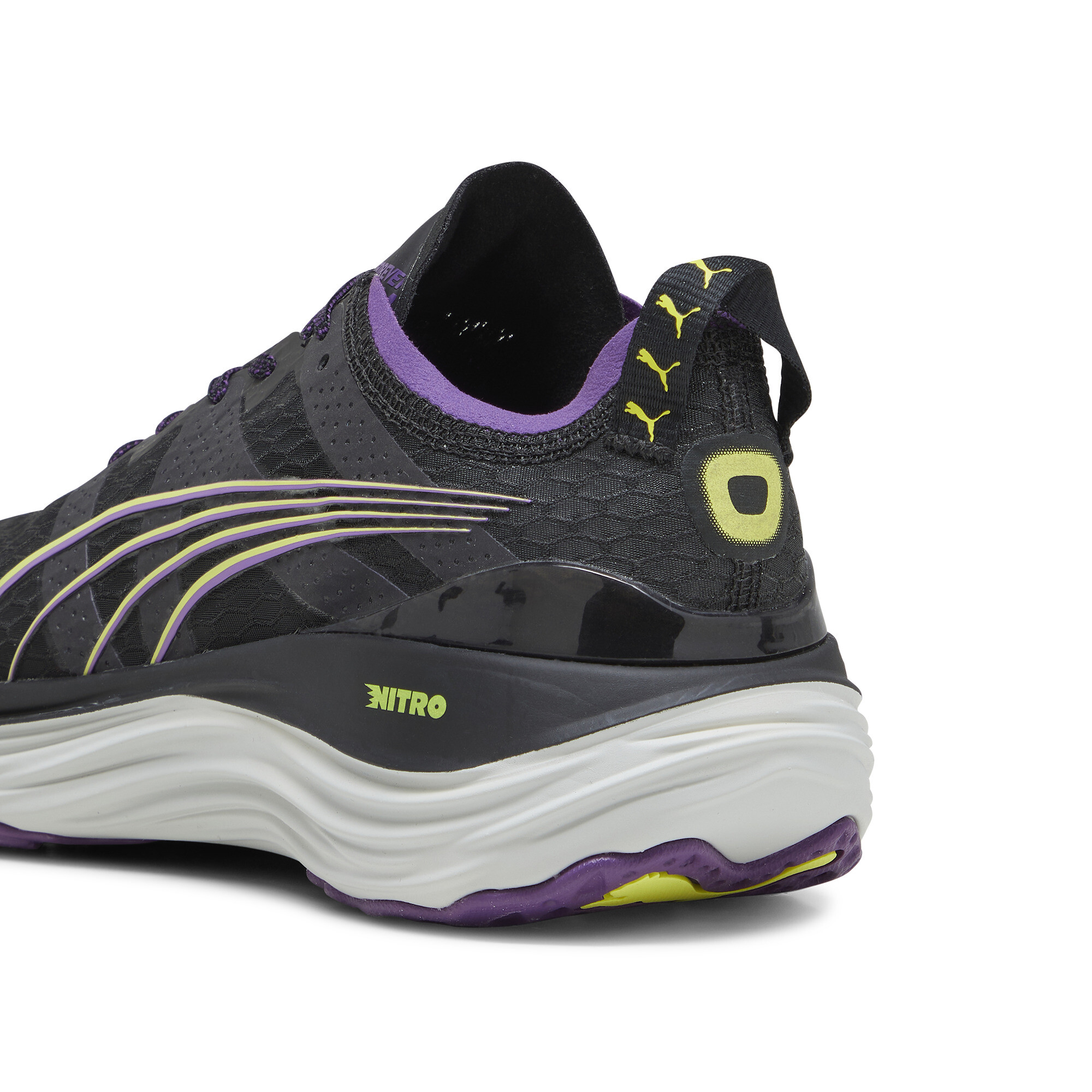 Women's PUMA ForeverRun NITRO™ WTR Running Shoes In Black, Size EU 37.5