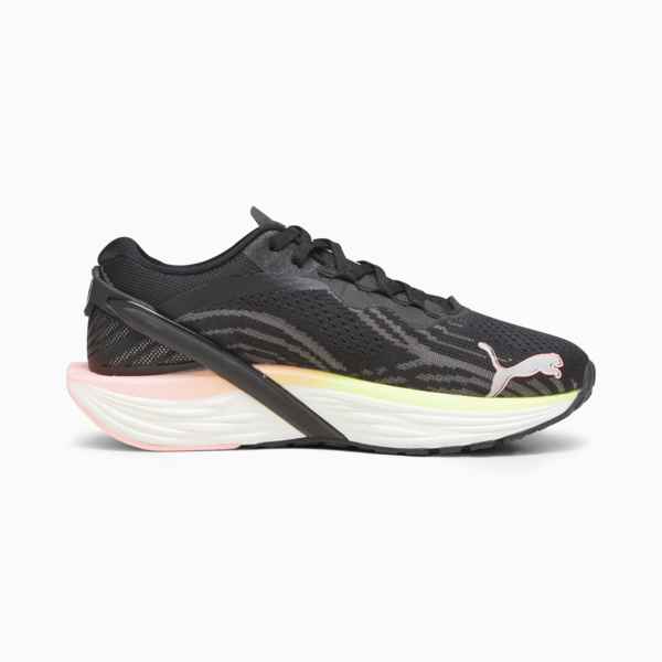 Run XX NITRO 2 Women's Running Shoes, PUMA Black-Koral Ice-Speed Green-PUMA Silver, large-ZAF