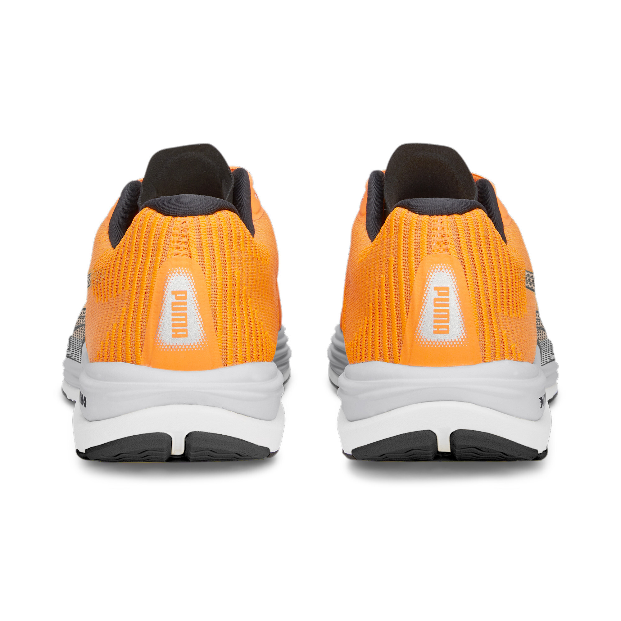 Men's Puma Velocity NITRO 2 Fade Running Shoes, Orange, Size 42, Shoes