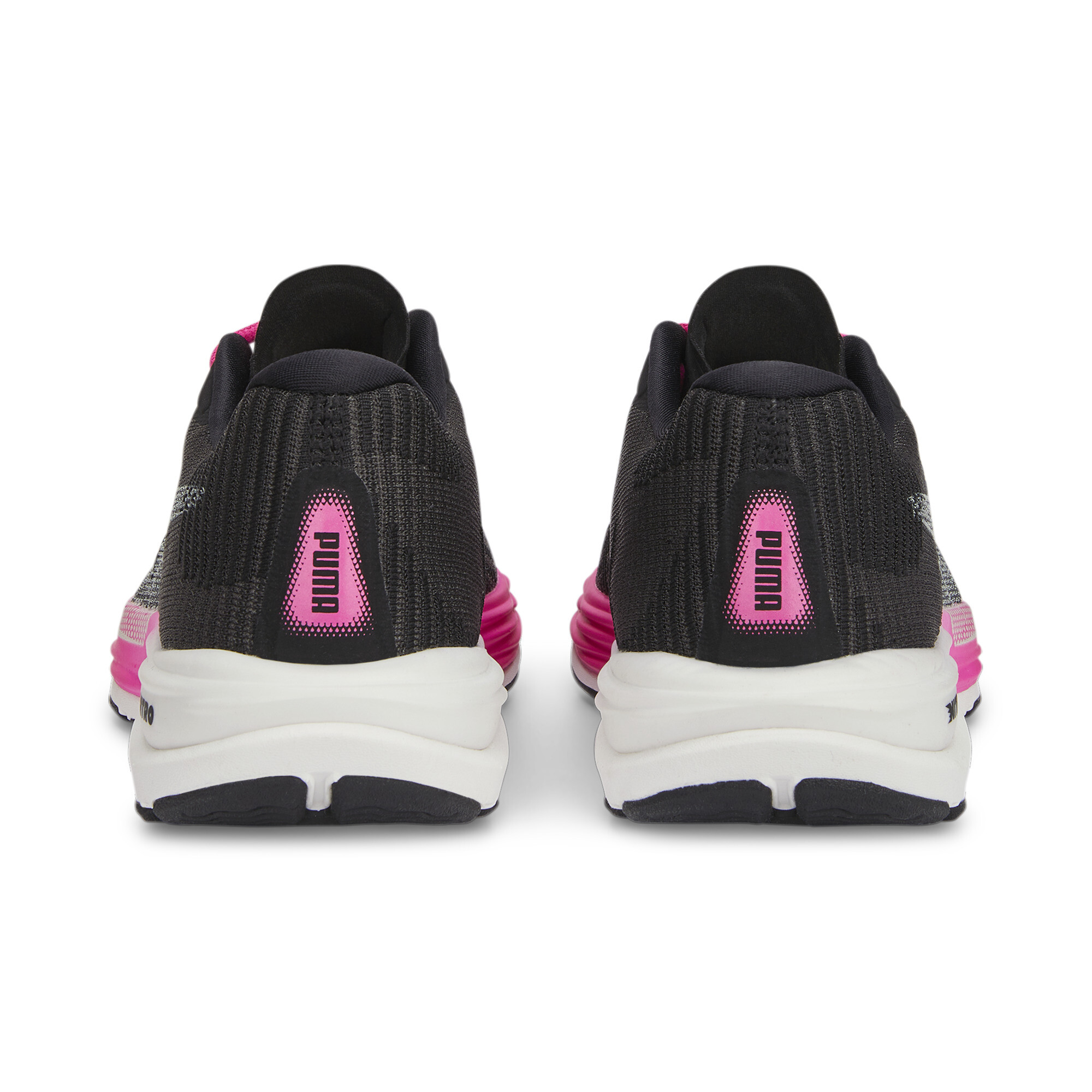 Women's PUMA Velocity NITRO 2 Fade Running Shoes Women In Black, Size EU 37
