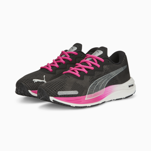 Zapatillas de running para mujer Velocity NITRO 2 Fade, PUMA Black-Ravish-PUMA Silver, large-ARG