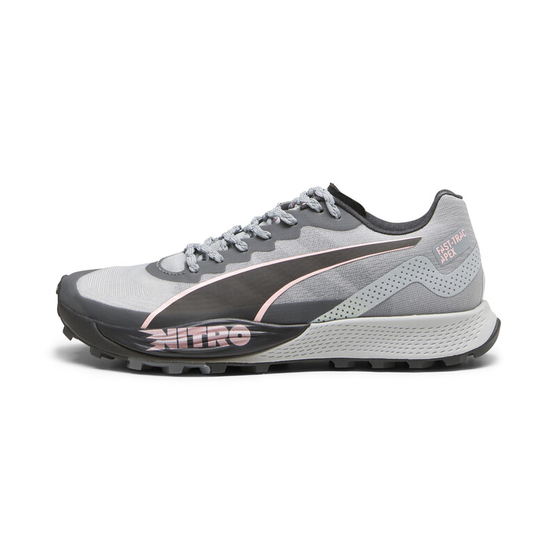 Women's PUMA Fast-Trac Apex NITRO Running Lightweight Shoes in Black/Gray size 5