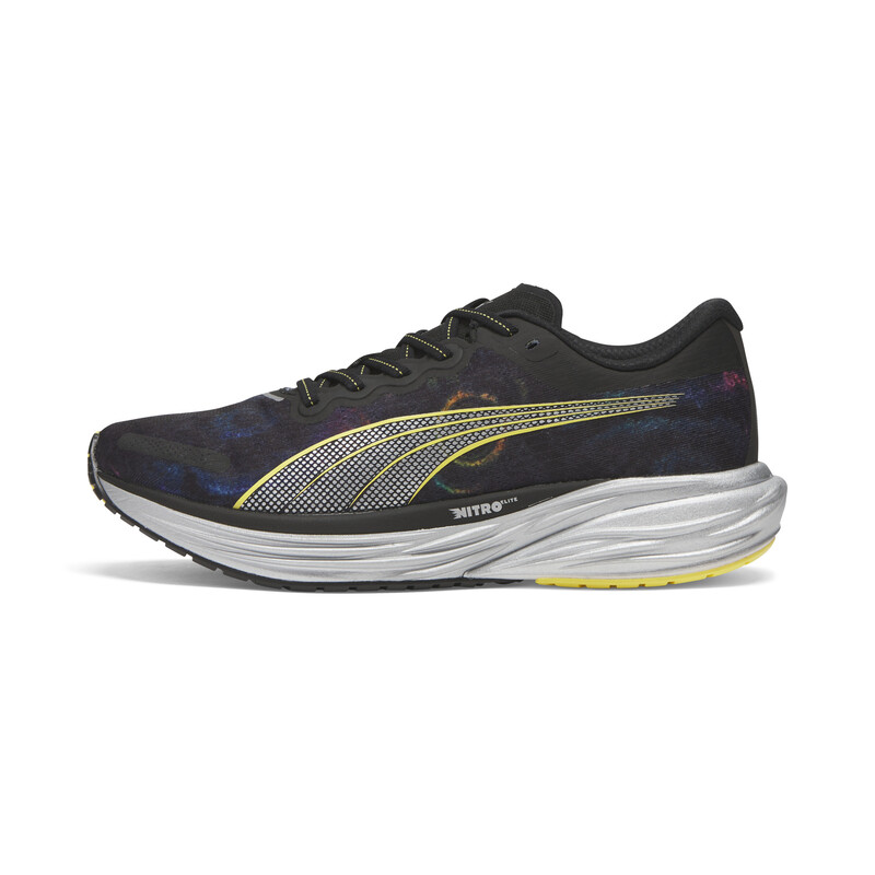 Men's PUMA Deviate NITRO 2 'Marathon Series' Running Shoes in Black/Yellow size UK 9