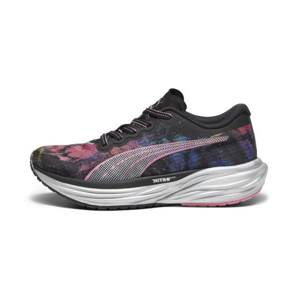 PUMA Deviate NITROâ¢ 2 'Marathon Series' Women's Running Shoes in Black/Strawberry Burst/Yellow Blaze - 378684_01