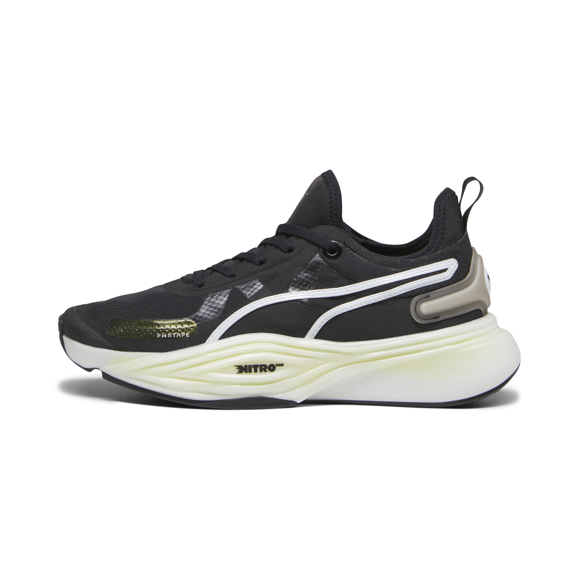 Men's PUMA PWR NITRO SQD Training Shoes In Black, Size EU 40.5