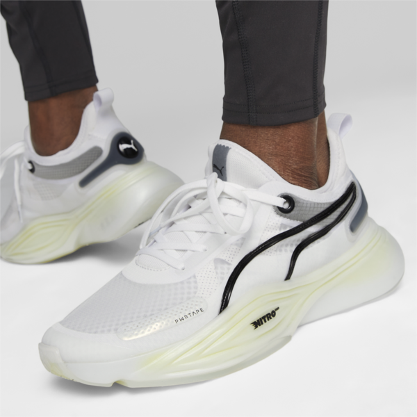 PWR NITRO SQD Men's Training Shoes, PUMA White-PUMA Black, large-ZAF