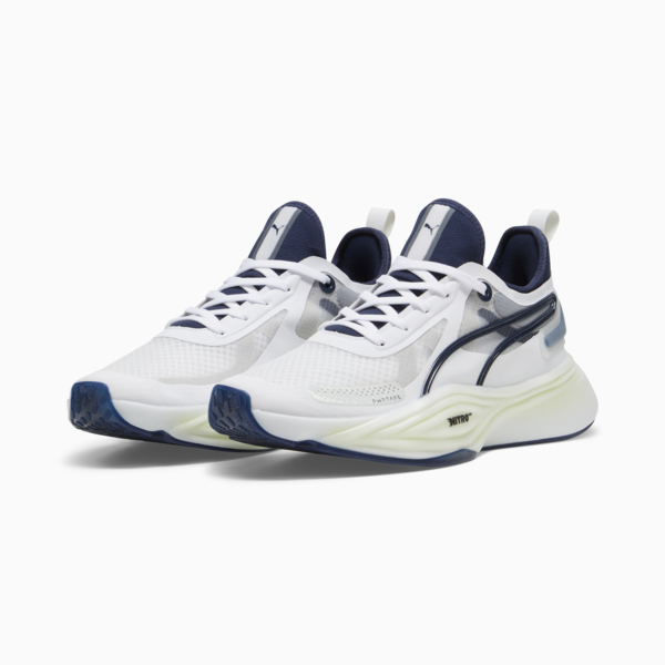 Zapatillas de training PWR NITRO™ SQD, PUMA White-Club Navy, large-ARG