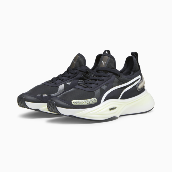 PWR NITRO SQD Women's Training Shoes, PUMA Black-PUMA White, large-MEX