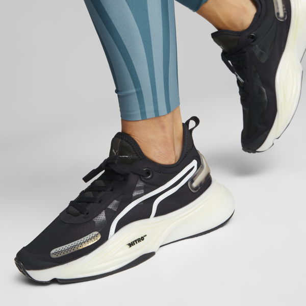 PWR NITRO SQD Women's Training Shoes, PUMA Black-PUMA White, large-MEX