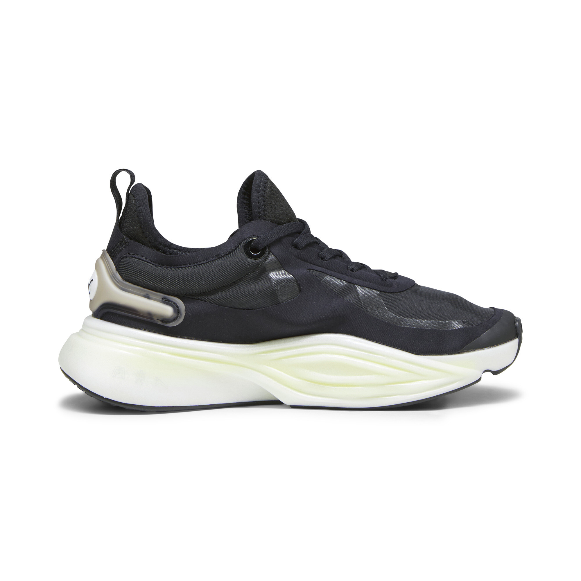 Women's PUMA PWR NITRO SQD Training Shoes In Black, Size EU 38.5