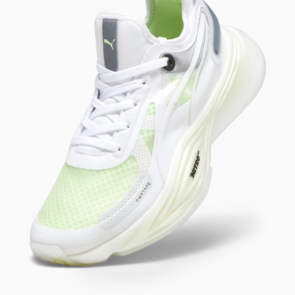 Zapatillas de training PWR NITRO™ SQD para mujer, PUMA White-Speed Green, large-ARG