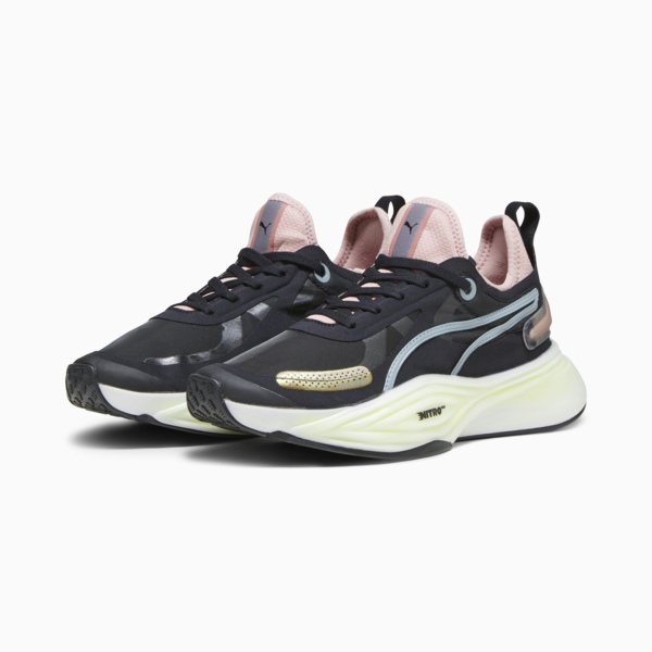 PWR NITRO SQD Women's Training Shoes, PUMA Black-Bold Blue-Future Pink, large-ZAF