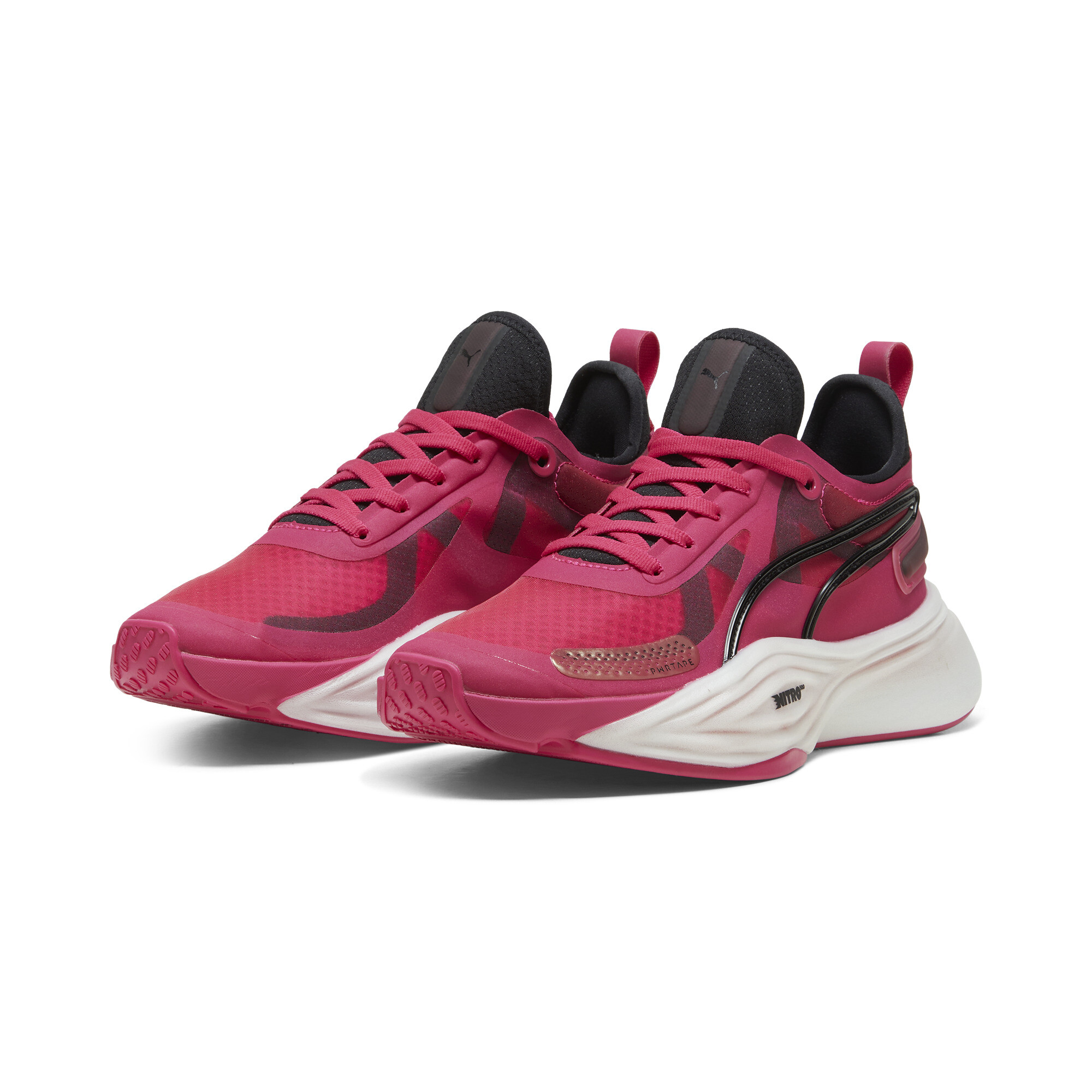 Women's Puma PWR NITRO SQD's Training Shoes, Pink, Size 40, Shoes