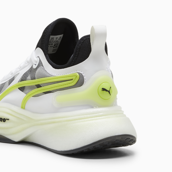 Zapatillas de training PWR NITRO™ SQD para mujer, PUMA White-PUMA Black-Lime Pow, large-ARG