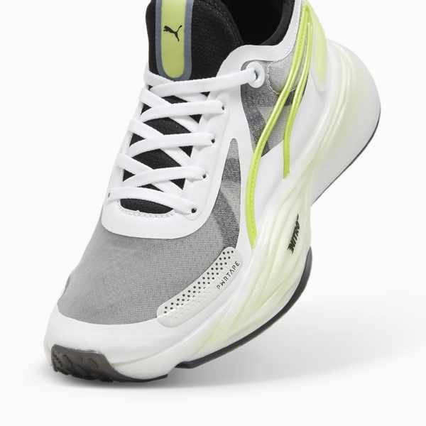 PWR NITRO SQD Women's Training Shoes, PUMA White-PUMA Black-Lime Pow, large-ZAF