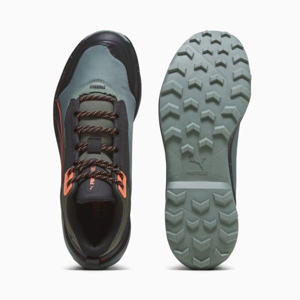 Obstruct Pro Mid Trail Shoes, Eucalyptus-PUMA Black-Neon Sun, large-ZAF