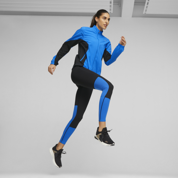 Tenis para correr Softride Enz Evo Molt Met para mujer, PUMA Black-PUMA Gold-Warm White, large-MEX
