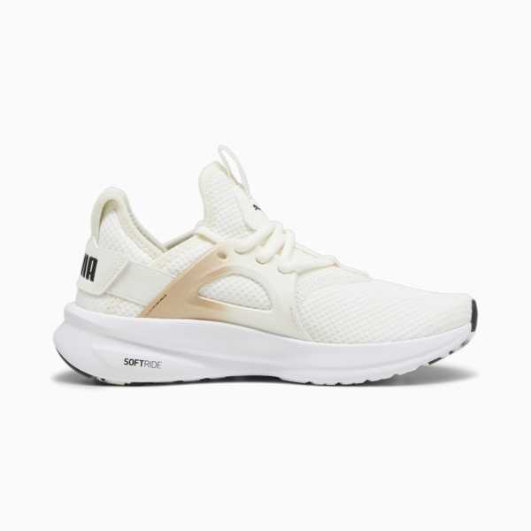 Tenis para correr Softride Enz Evo Molt Met para mujer, Warm White-PUMA Gold-PUMA Black, large-MEX