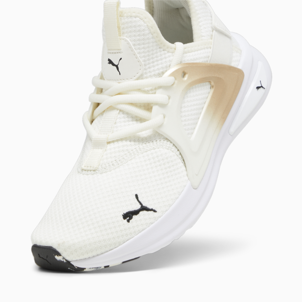 Tenis para correr Softride Enz Evo Molt Met para mujer, Warm White-PUMA Gold-PUMA Black, large-MEX