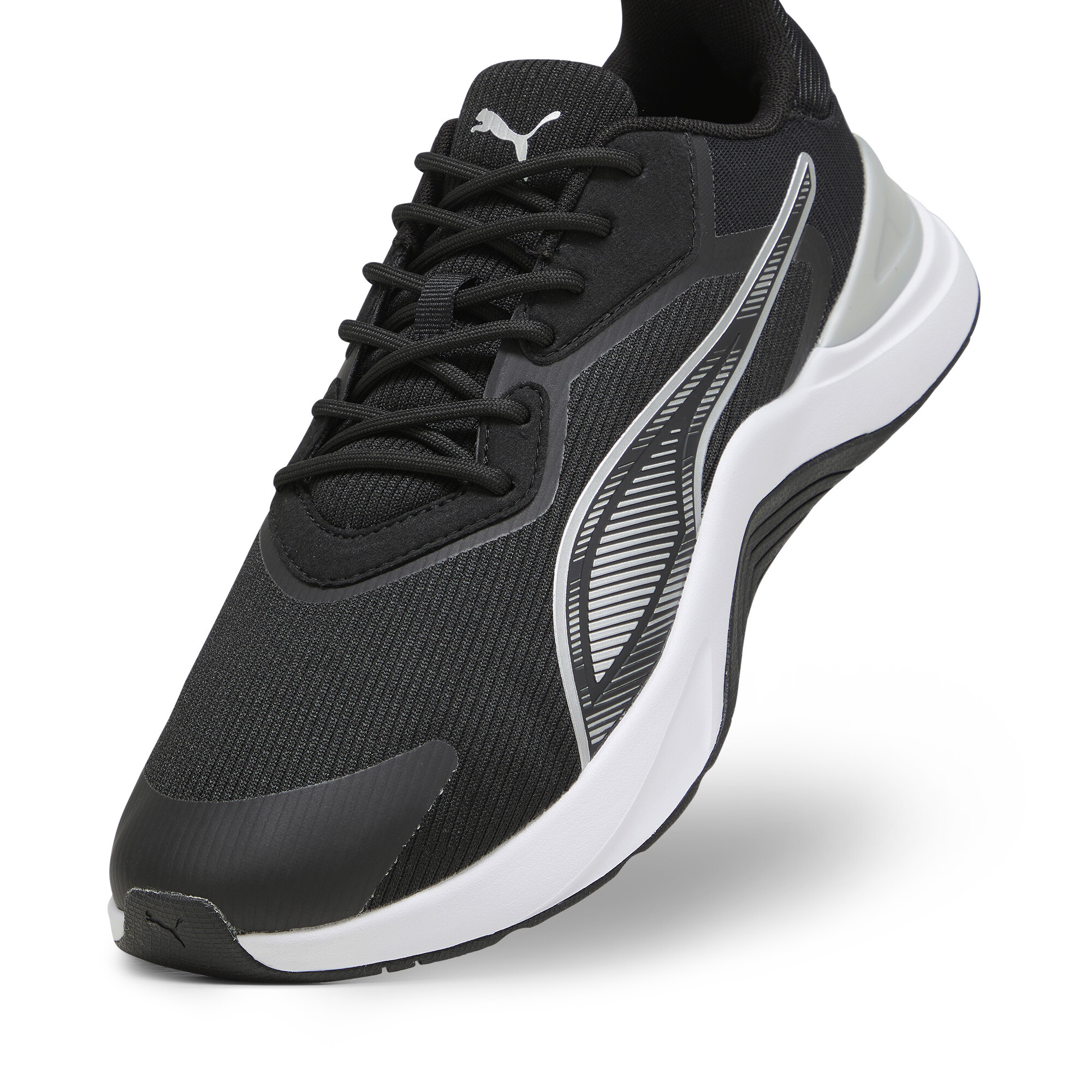 Men's PUMA Infusion Premium Training Shoes In Black, Size EU 37.5