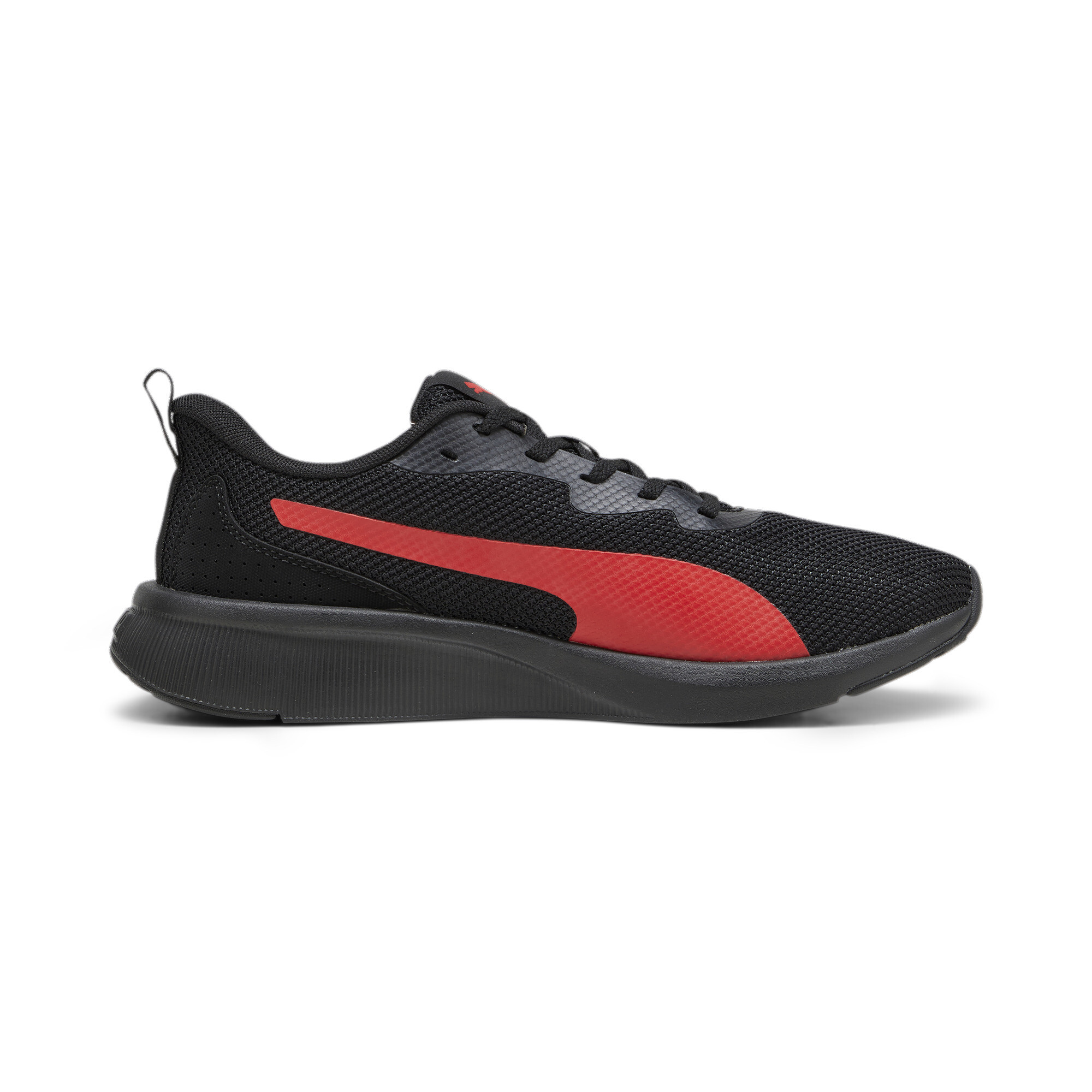 Men's PUMA Flyer Lite Mesh Running Shoes In Black, Size EU 37.5