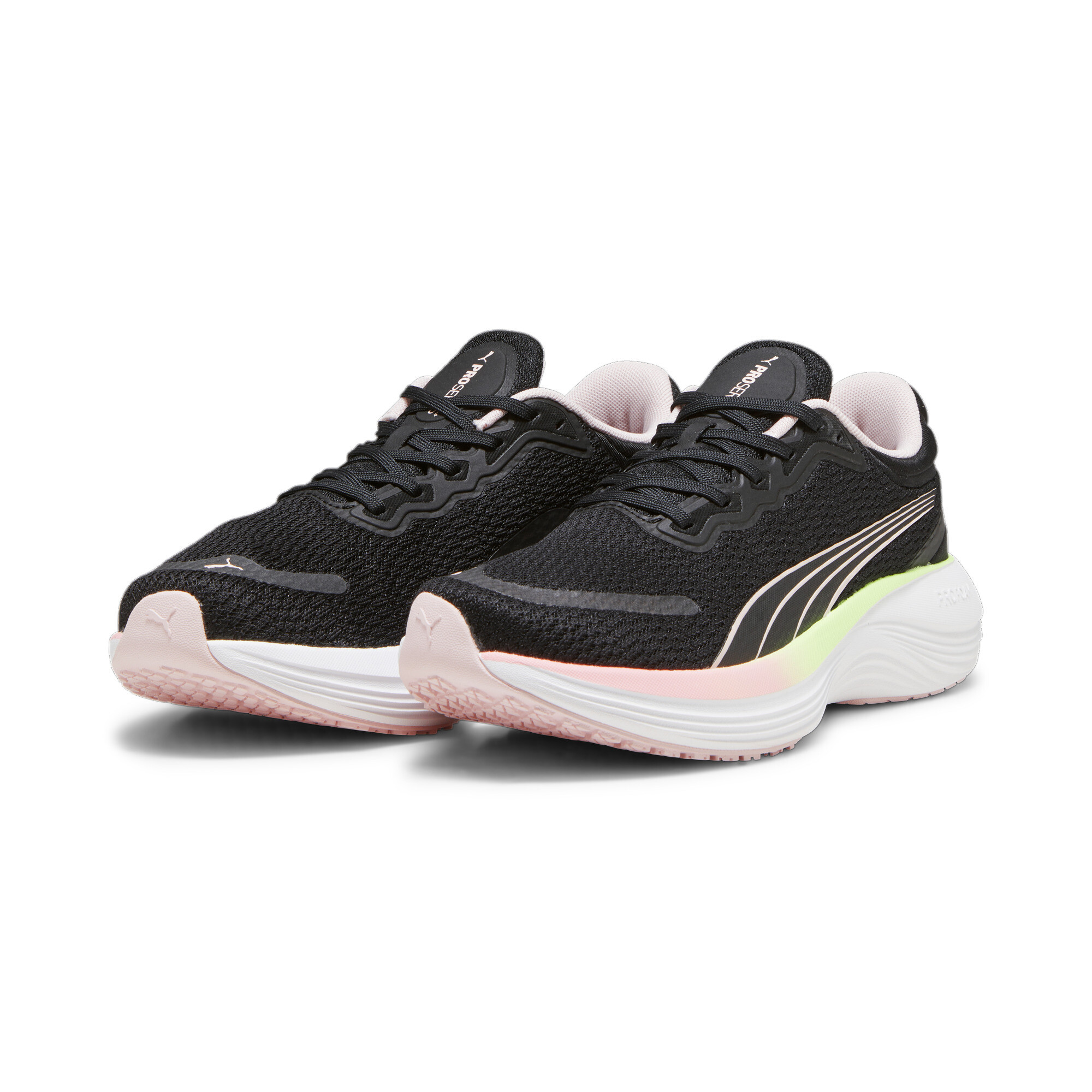 Men's PUMA Scend Pro Running Shoes In Black, Size EU 48