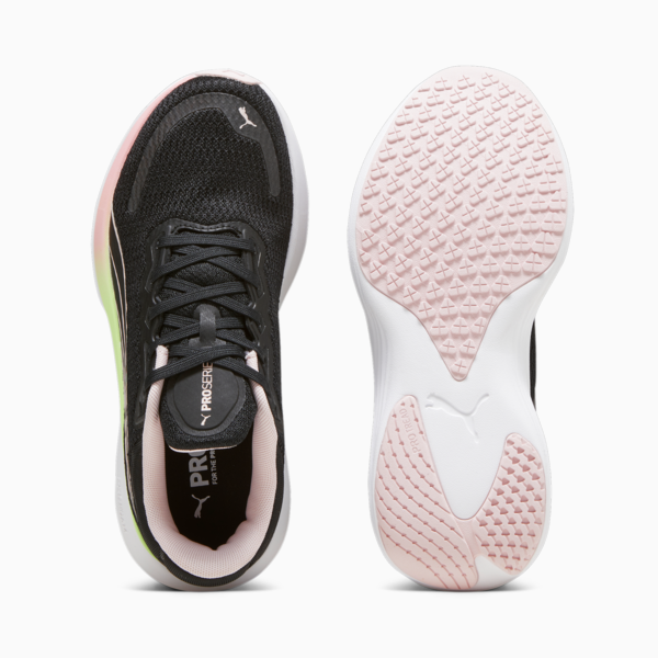 Scend Pro Running Shoes, PUMA Black-Frosty Pink-Speed Green-PUMA White, large-ZAF
