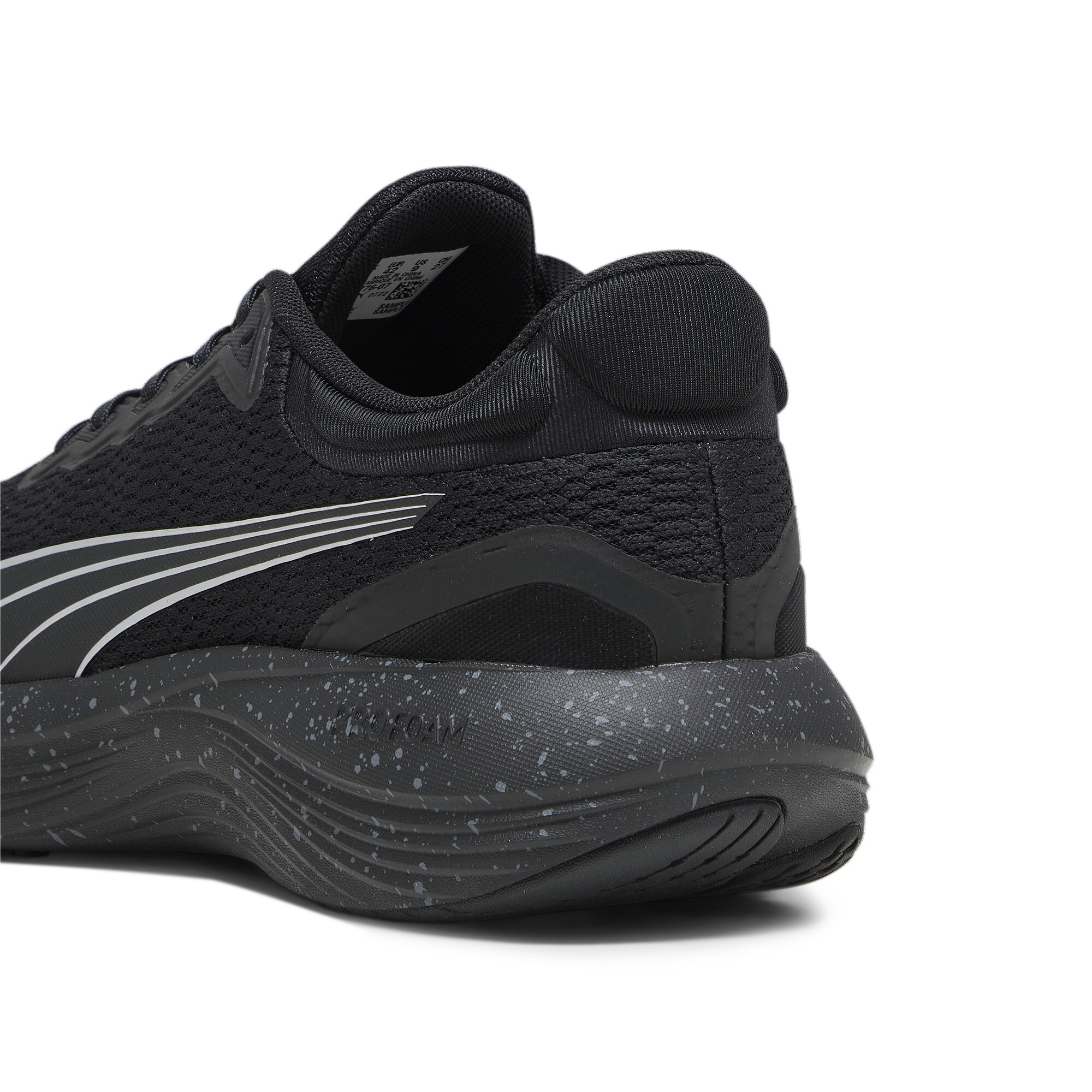 Men's PUMA Scend Pro Running Shoes In Black, Size EU 38.5