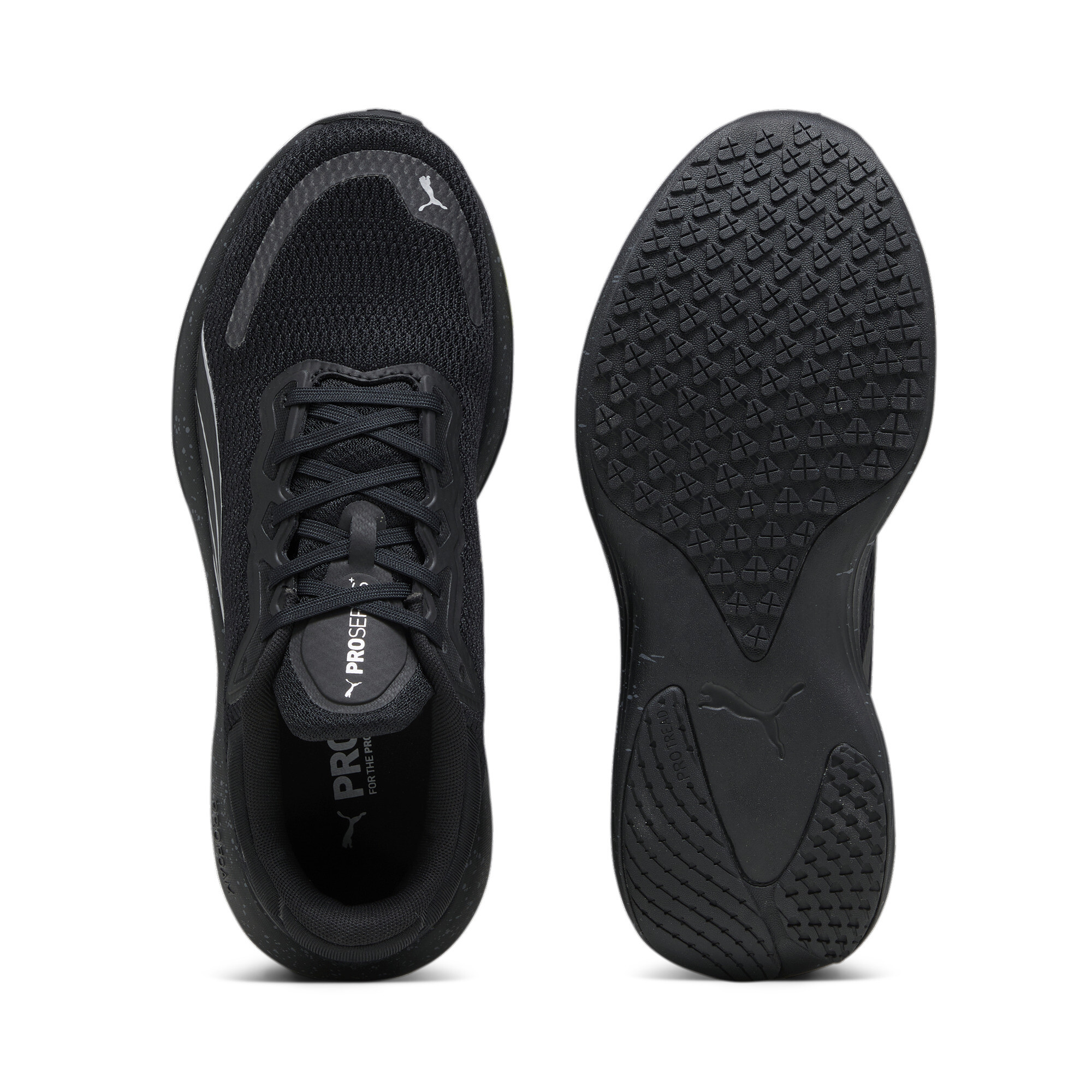 Men's PUMA Scend Pro Running Shoes In Black, Size EU 38