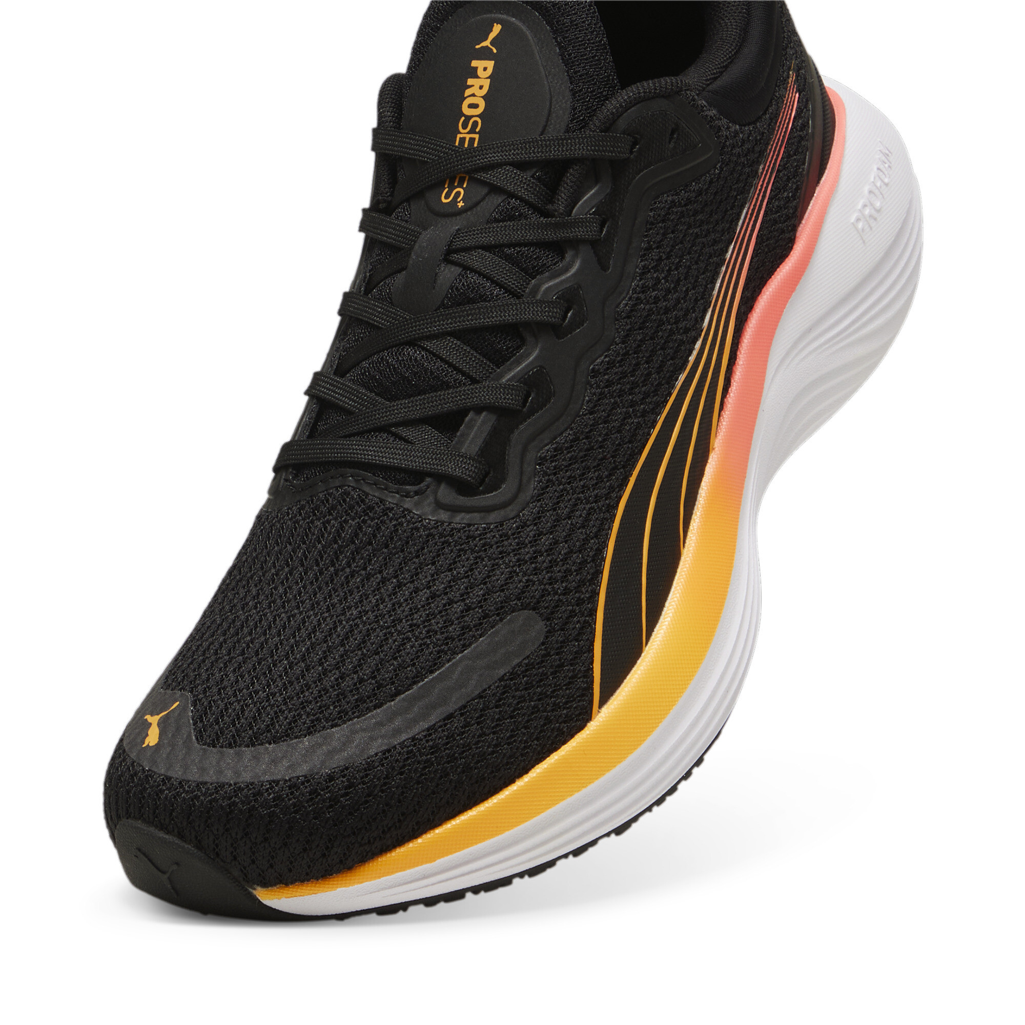 Men's PUMA Scend Pro Running Shoes In Black, Size EU 42.5