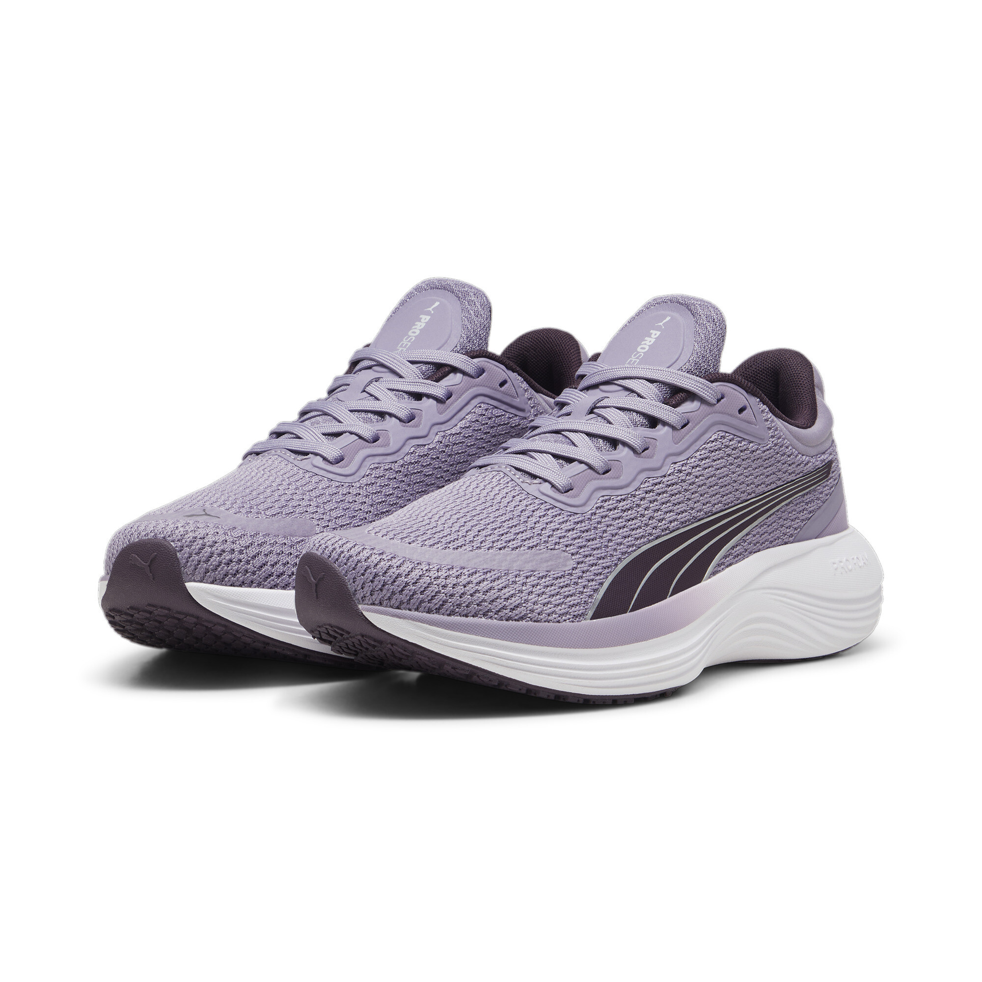 Men's PUMA Scend Pro Running Shoes In Purple, Size EU 38.5