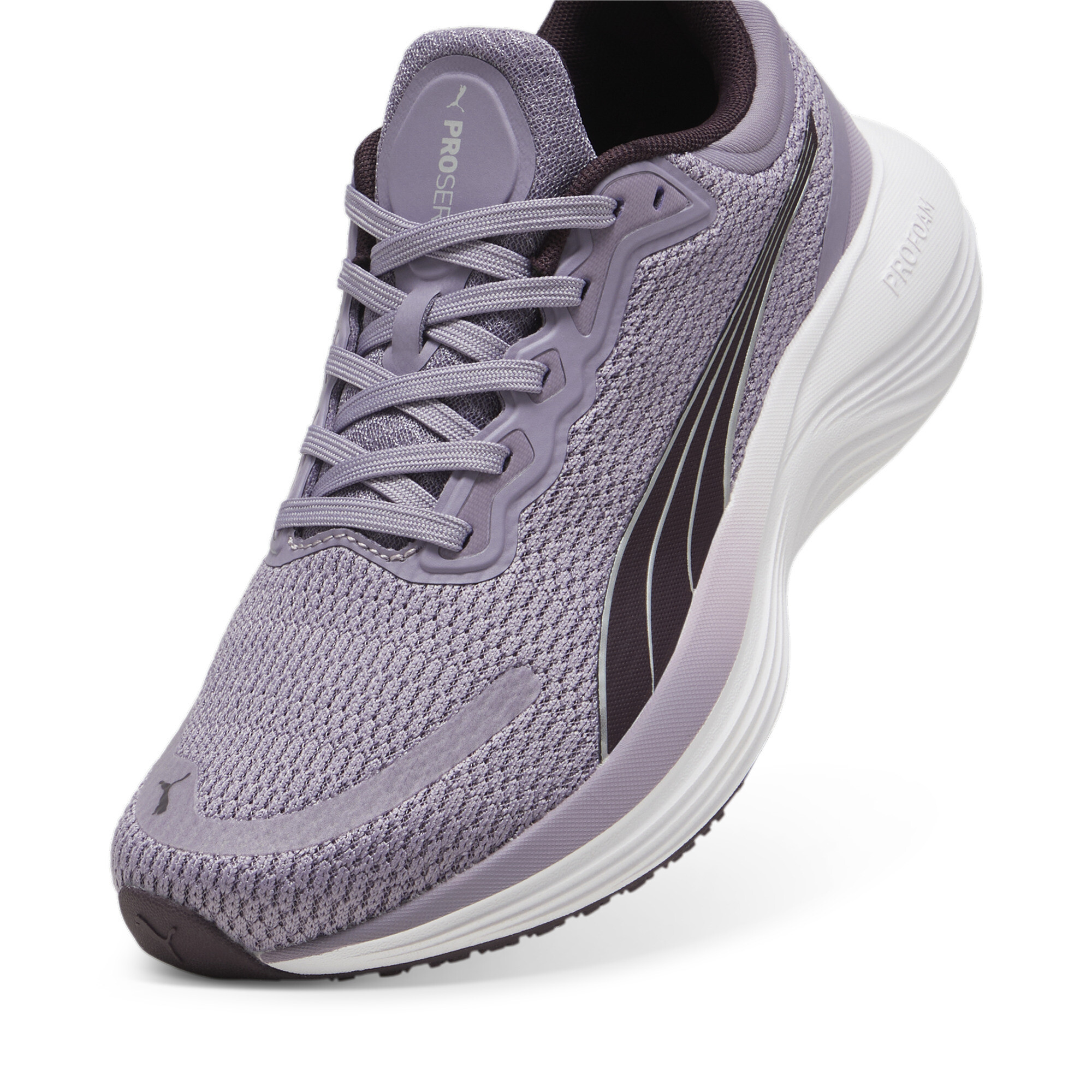 Men's PUMA Scend Pro Running Shoes In Purple, Size EU 38.5