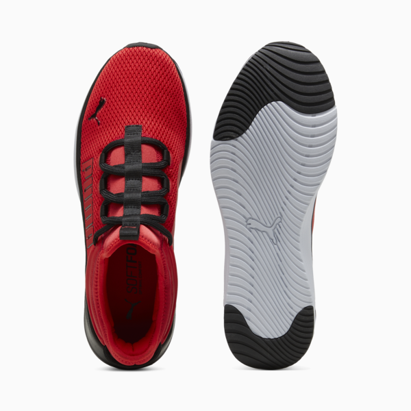 Softride Astro Slip-on Running Shoes, For All Time Red-PUMA Black-Silver Mist, large-ZAF