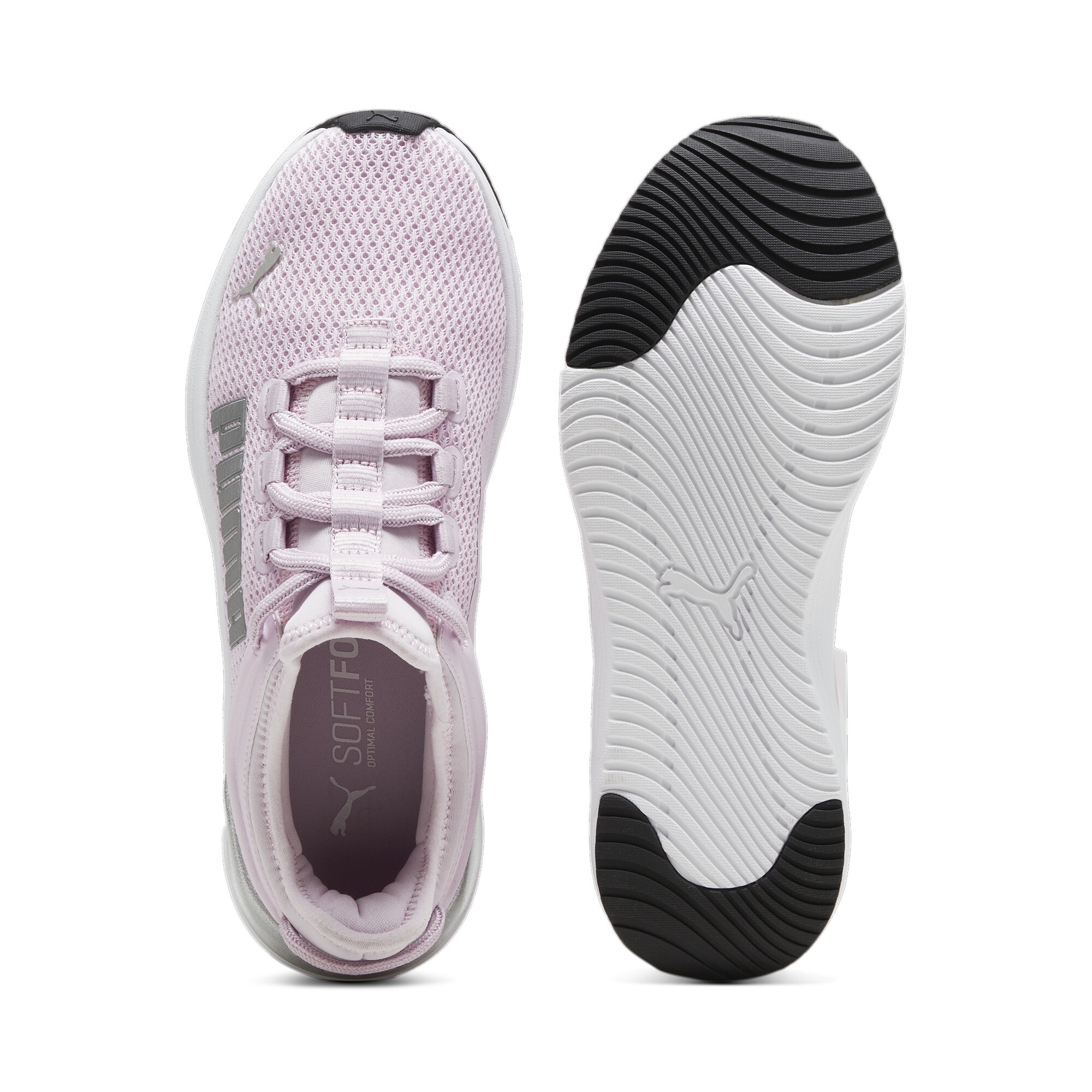 Men's PUMA Softride Astro Slip-on Running Shoes In Purple, Size EU 38.5