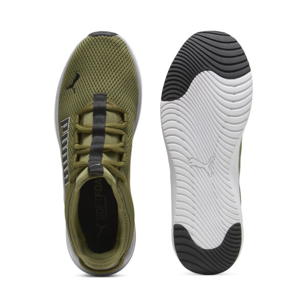 Puma running shoes olive green online