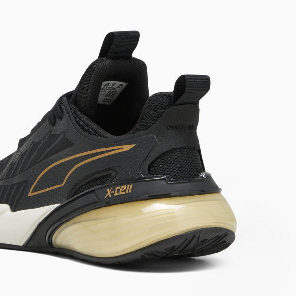 Zapatillas de running X-Cell Action Molten Metal, PUMA Black-PUMA Gold-Warm White, large-ARG