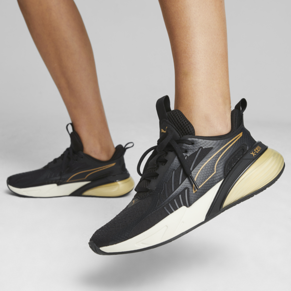 Zapatillas de running X-Cell Action Molten Metal, PUMA Black-PUMA Gold-Warm White, large-ARG
