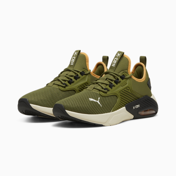 Zapatillas de running X-Cell Nova, Olive Green-Clementine-PUMA Black, large-ARG
